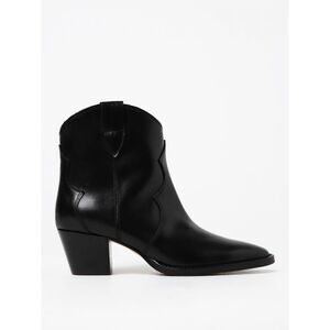 Anna F. Flat Ankle Boot Woman Black